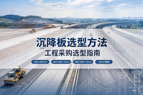 额敏沉降板选择方法