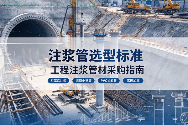 额敏注浆管选型标准