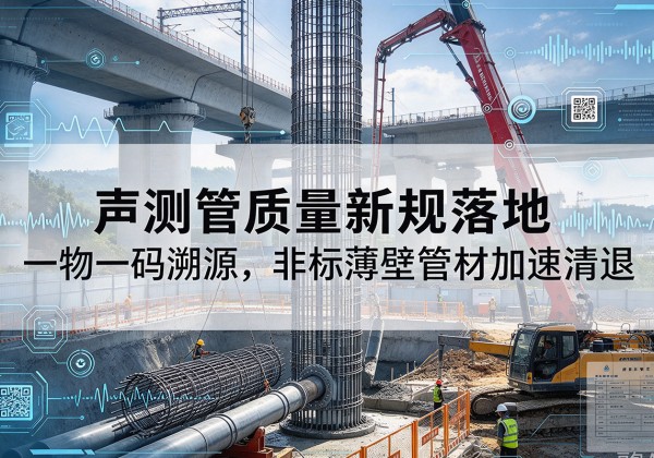 额敏声测管质量新规落地，一物一码溯源，非标薄壁管材加速清退