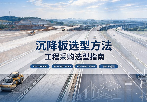额敏沉降板选择方法
